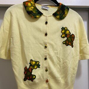 1950's Vintage Polly May Originals Short Sleeve Blouse